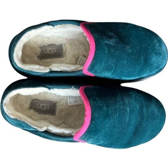 Ugg Australia Teal Kenton Slippers Men's Size 9 Comfy Cozy Leisure Pink - Picture 7 of 10